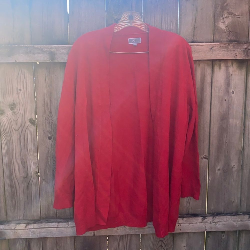 JM collection open cardigan sz. XL